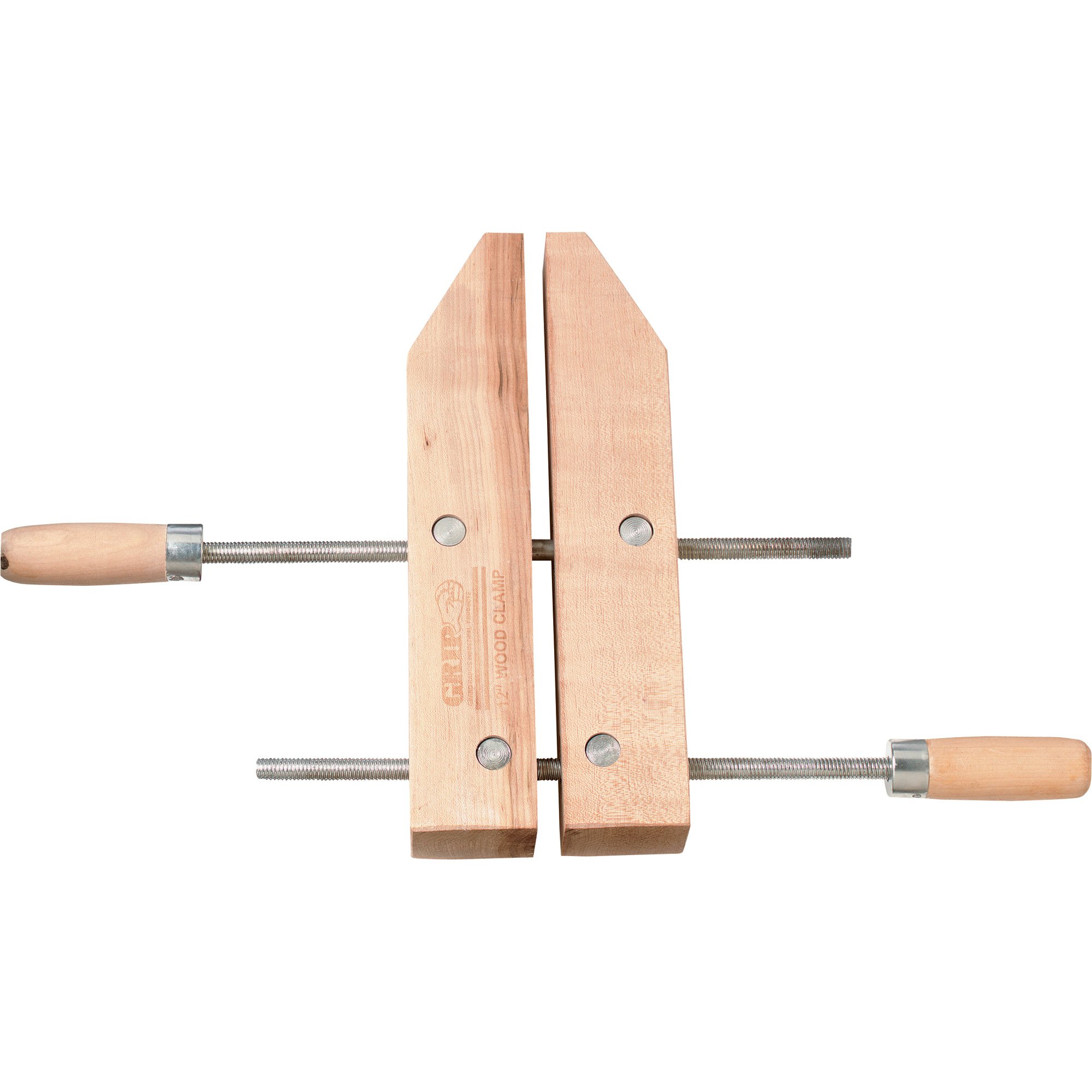 Grip On Tools Wooden Handscrew Clamp — 12in.